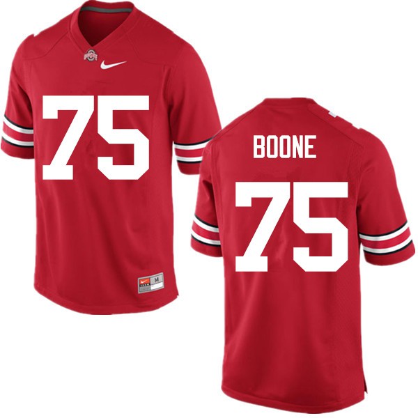 Ohio State Buckeyes #75 Alex Boone Men Stitched Jersey Red OSU47738